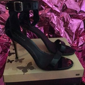 5" Black open Toe Single Sole Heel